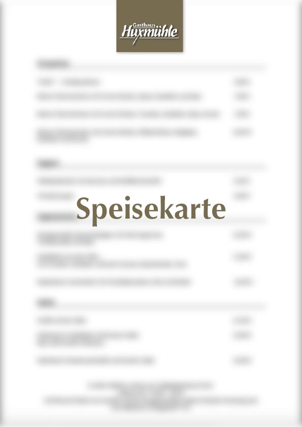 Speisekarte Herunterladen